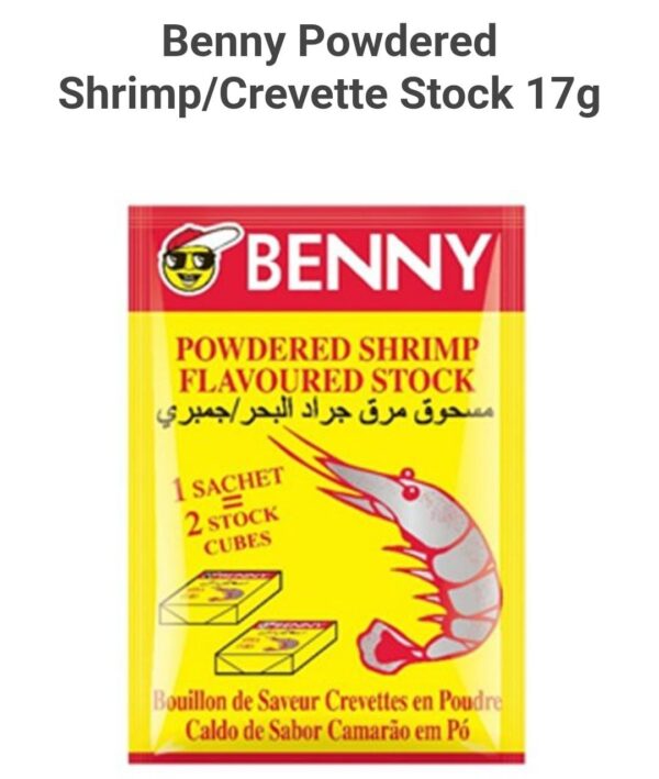 Benny Powdered shrimp/Crevette Stock 17g (Copy) 12 sachet (Copy)